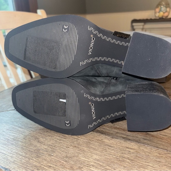 Vionic Black Ankle Booties with Sleek Design - Picture 7 of 10